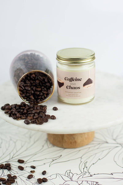 Caffeine and Chaos 9oz Soy Candle