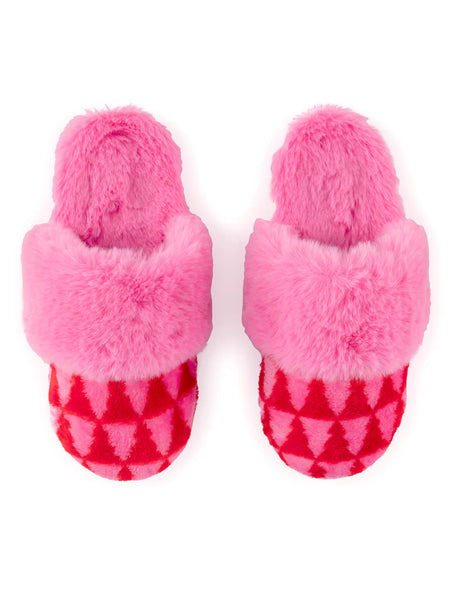Felicity Pink Tree Slippers