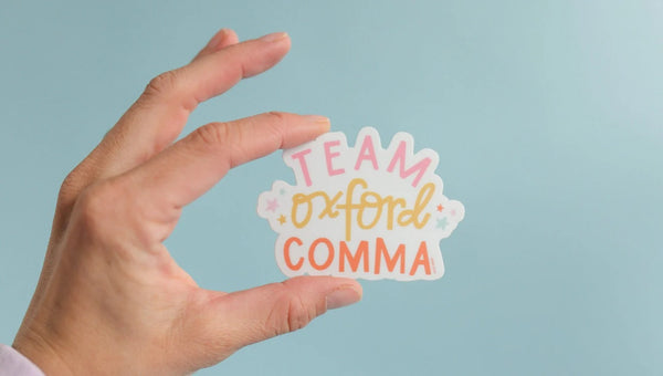 Team Oxford Comma Sticker