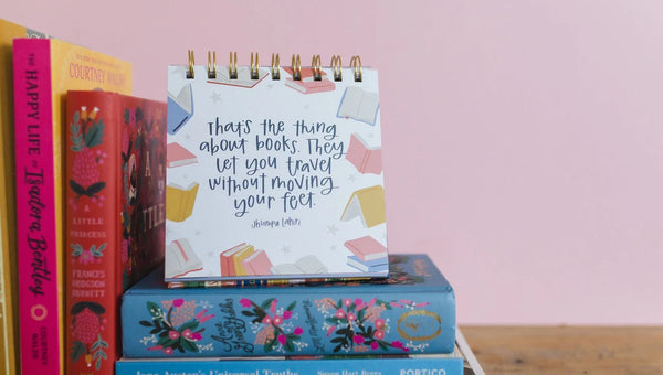 Desk Flip Calendar of Book Quotes