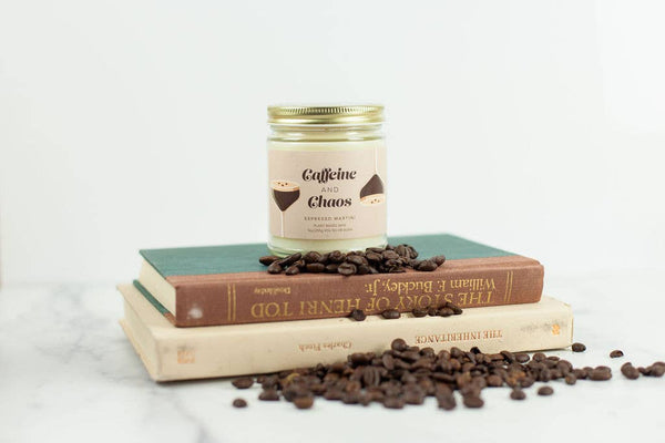 Caffeine and Chaos 9oz Soy Candle