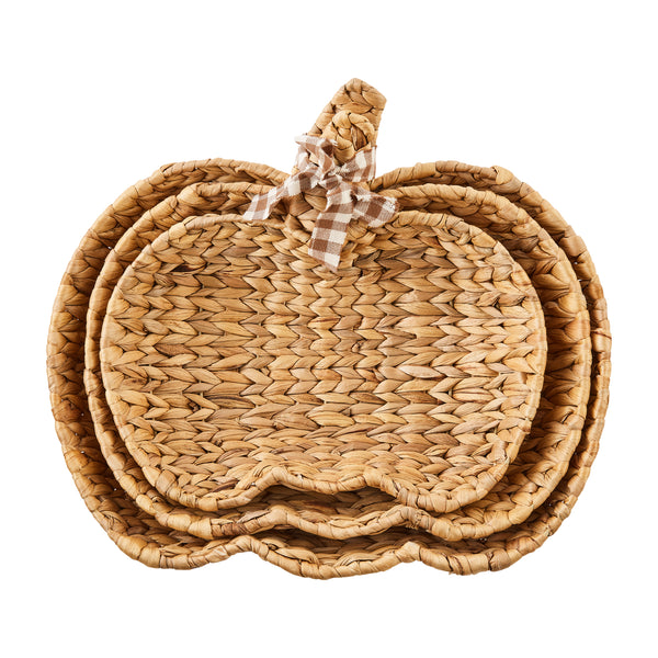 Woven Pumpkin Bowls