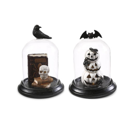 LED Halloween Glass Cloches
