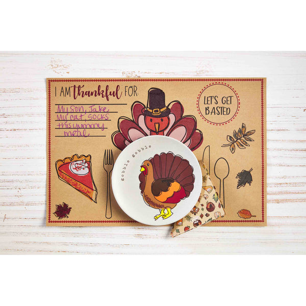 Turkey Placemat & Napkin Set