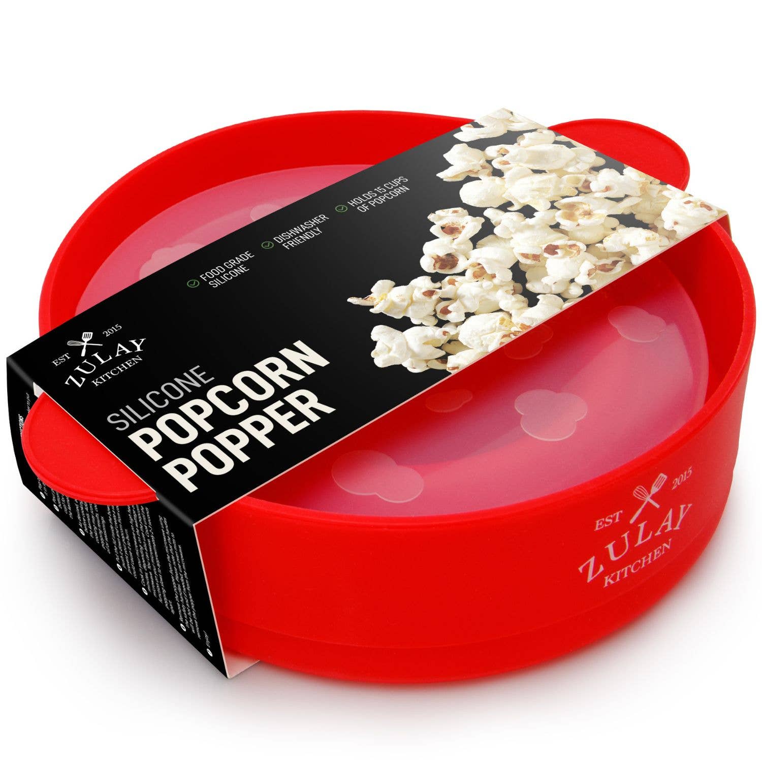 Collapsible Popcorn Popper for Microwave