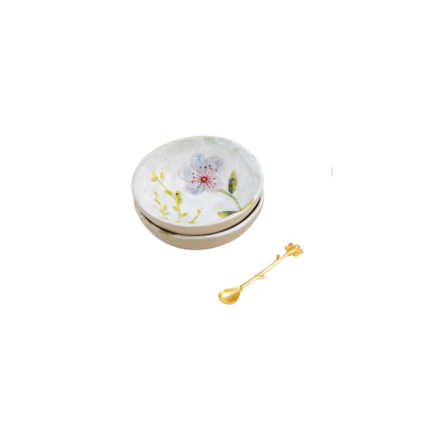 Blue Flower Dipping Tidbit Set
