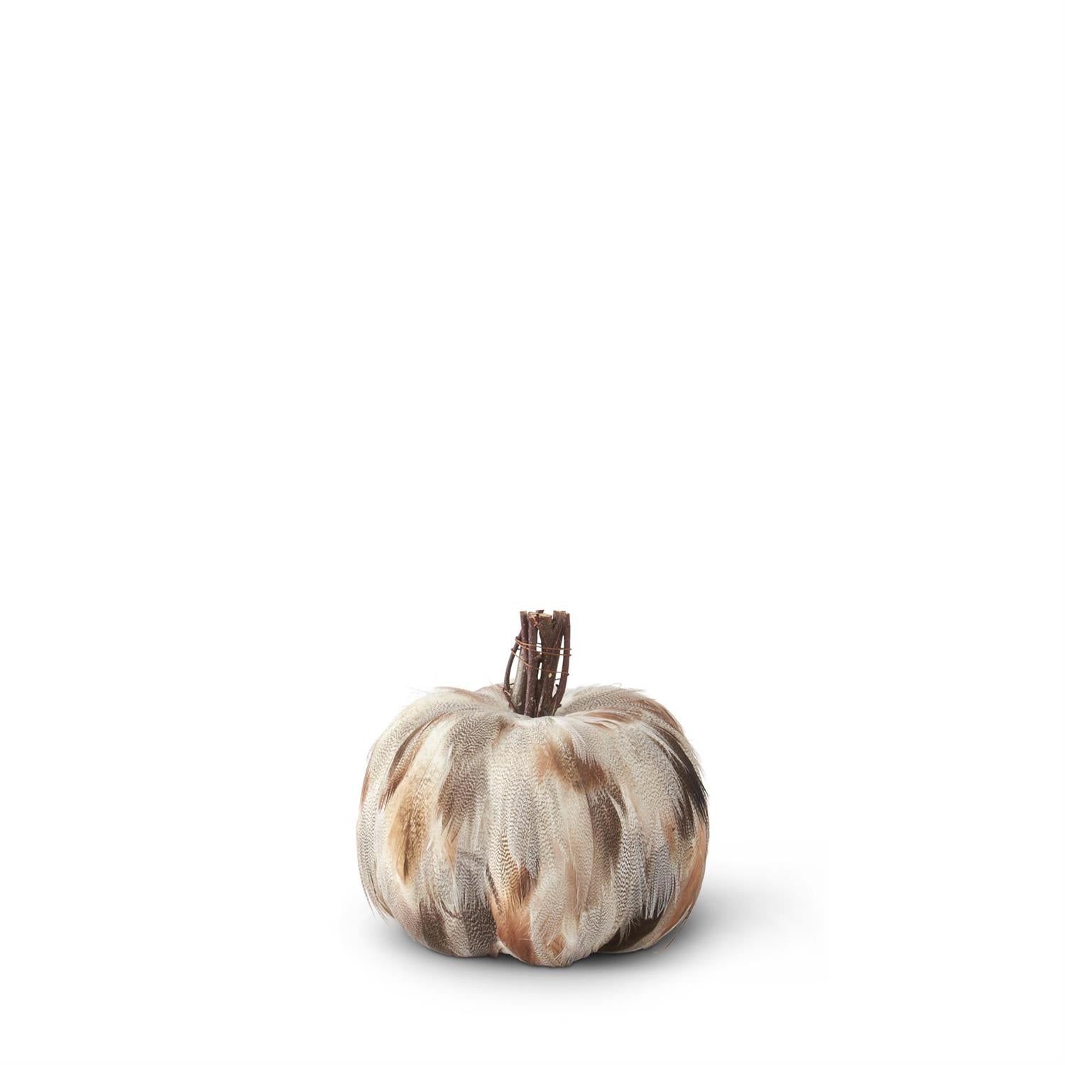 Feather Pumpkin 5"
