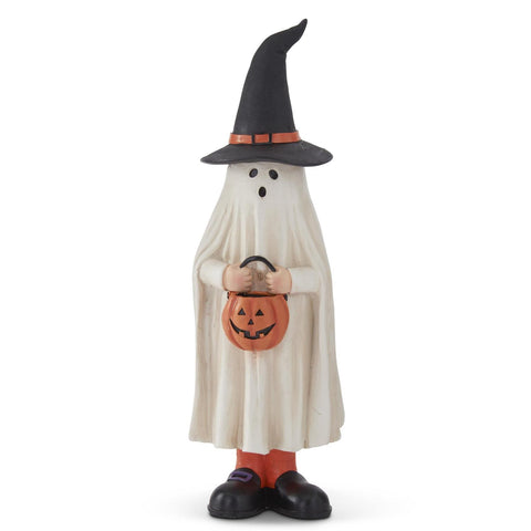 Ghost in Witch Hat Figure