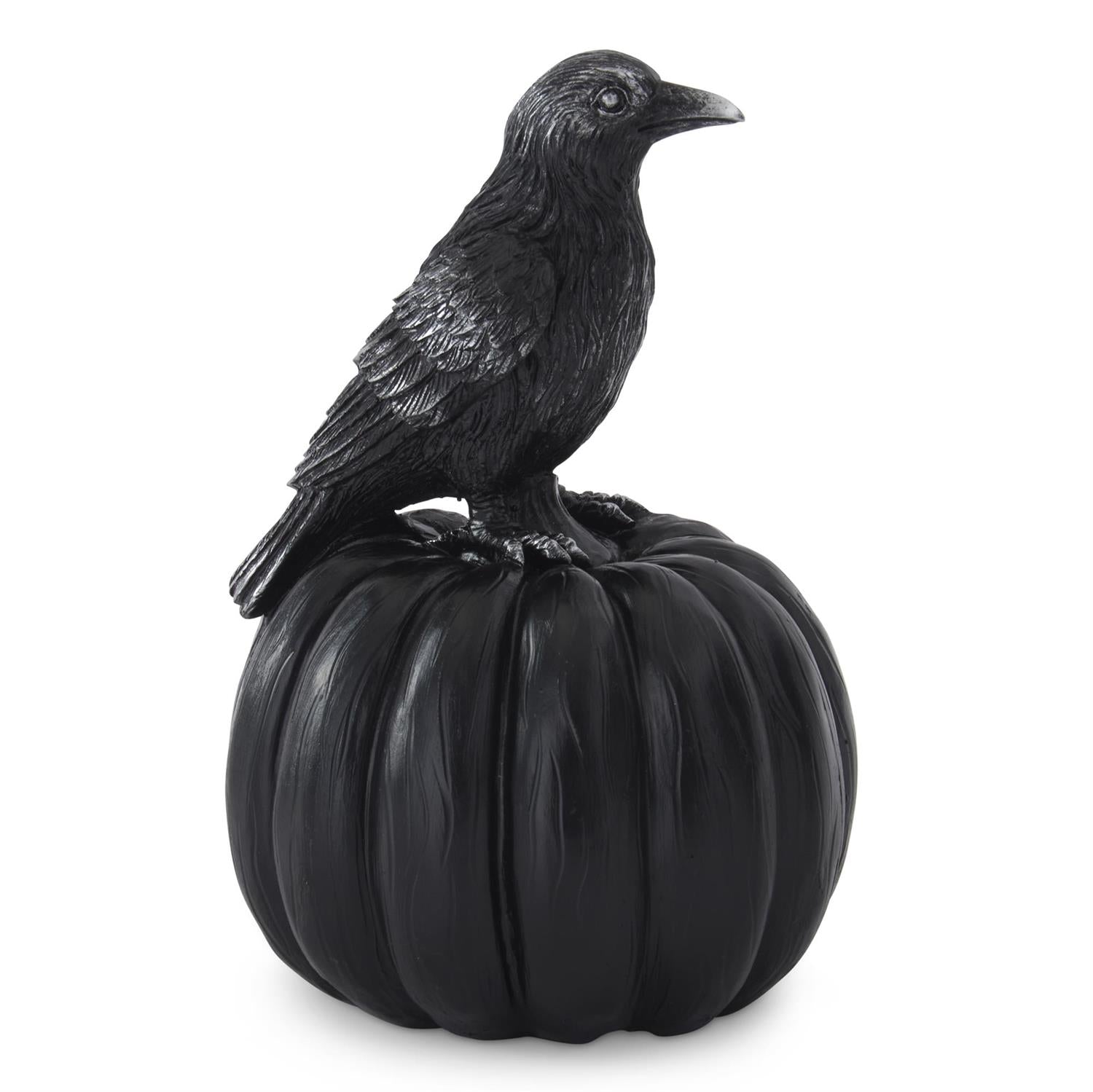 Resin Crow & Pumpkin