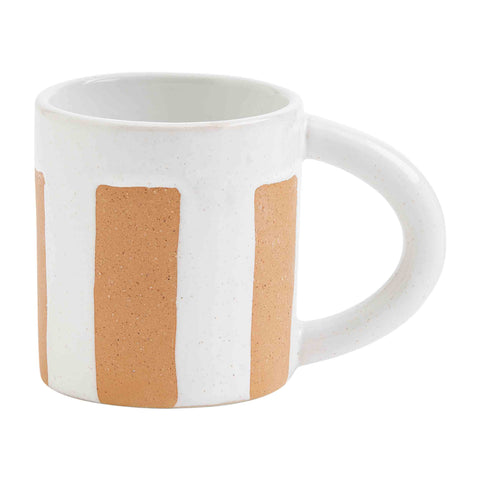 Stripe Terracotta Mug