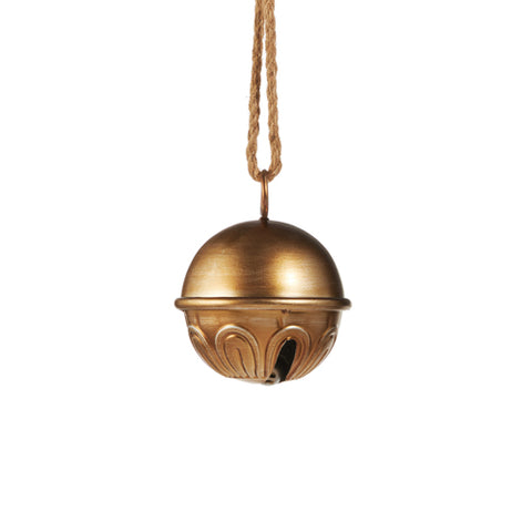 Antique Gold Sleigh Bell 5"