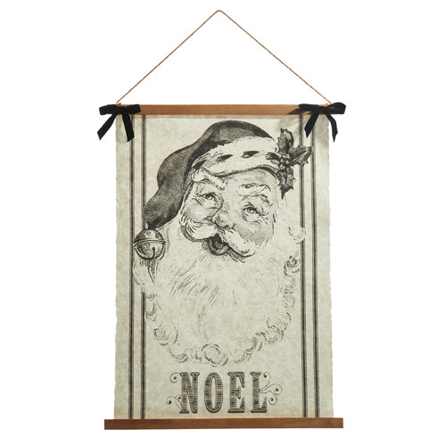 Vintage Santa Gazette Hanging Tapestry