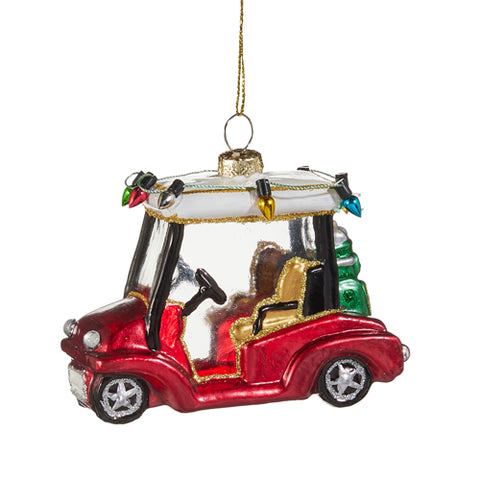 Golf Cart Christmas Ornament