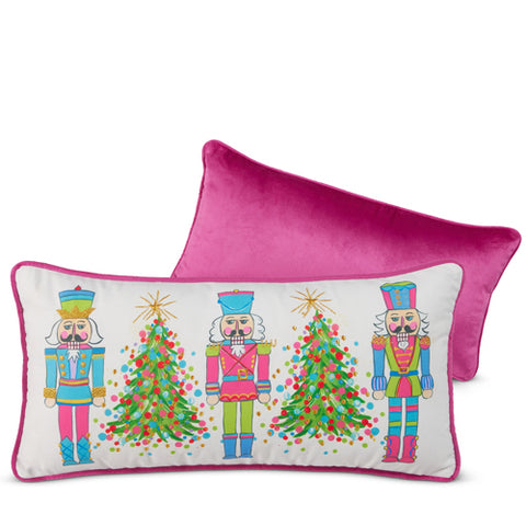 Trees and Nutcrackers Lumbar Pillow