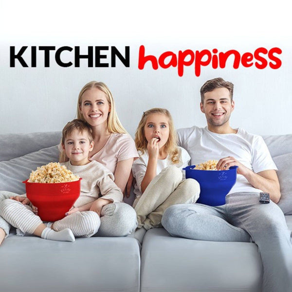 Collapsible Popcorn Popper for Microwave