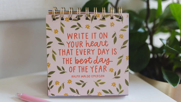 Desk Flip Calendar 52 Weeks of Happy