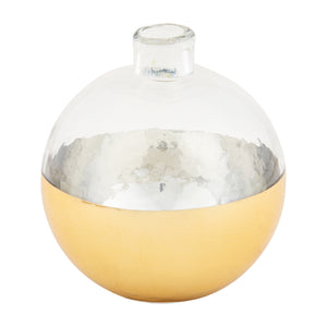 Glass & Gold Vases
