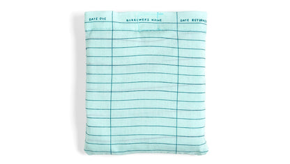 Blue Library Card Tote Bag