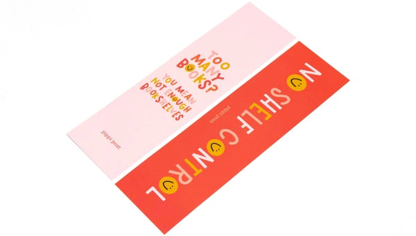 Too Many Books Bookmark Set