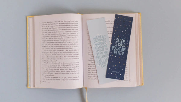 Sleep Is Good Books Are Better Bookmark Set