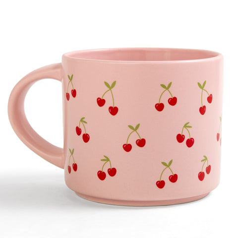 Cherries Large Ceramic Mug