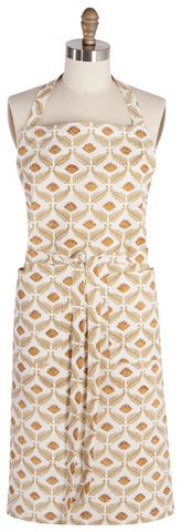 Frond Block Print Apron