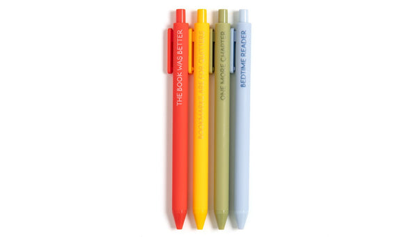 The Book Was Better Pen Set