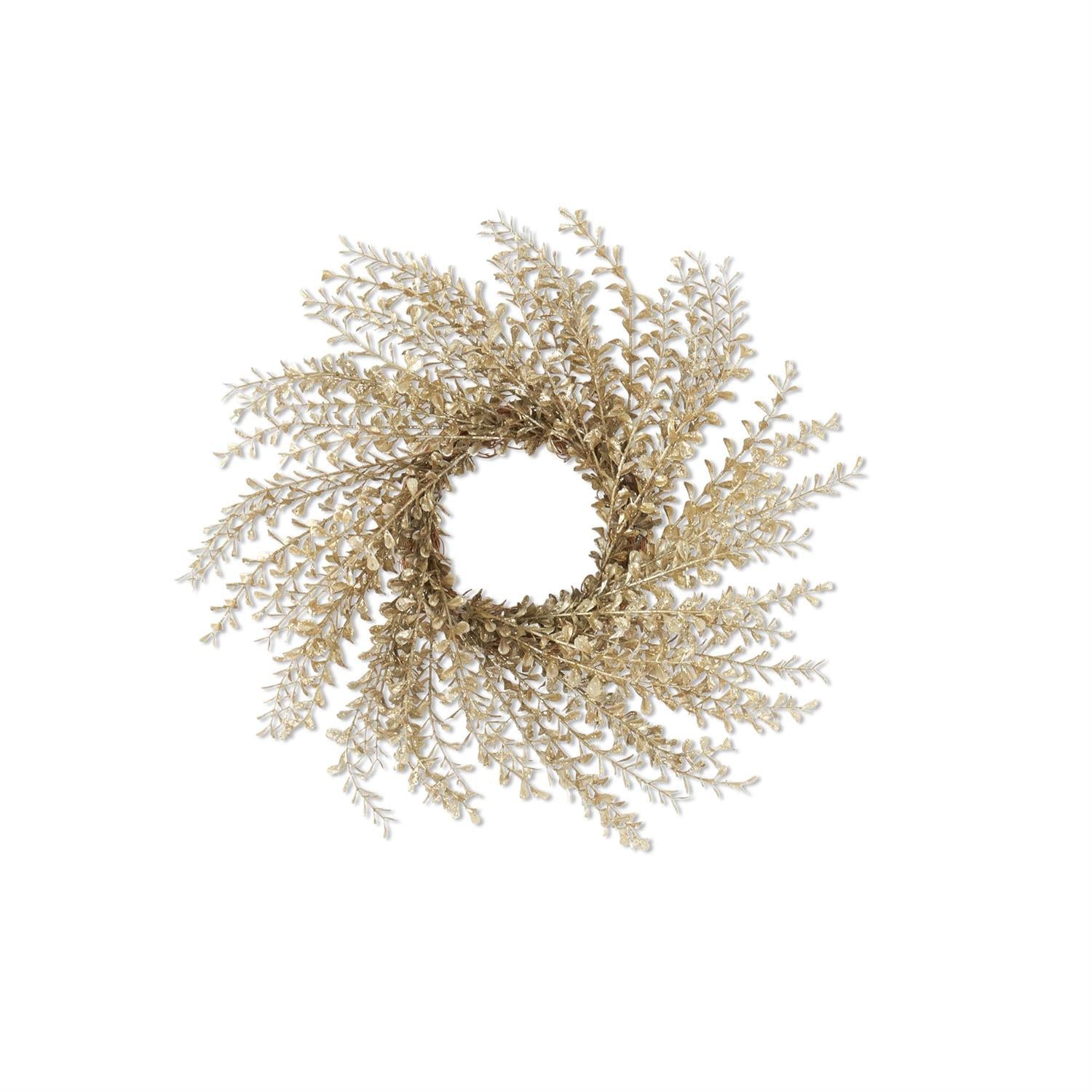 Champagne Glittered Candle Ring