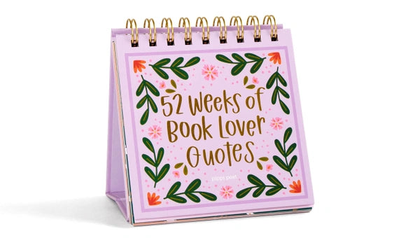 Desk Flip Calendar Of Book Lover Quotes