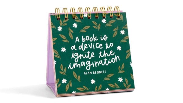 Desk Flip Calendar Of Book Lover Quotes