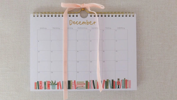 Book Lover's 2026 Spiral Hanging Wall Calendar
