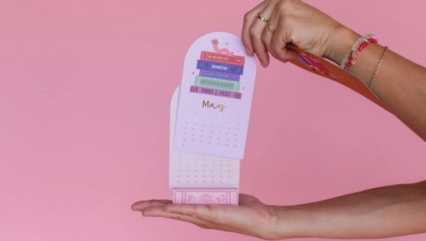 Book Lover's 2026 Mini Desk Calendar