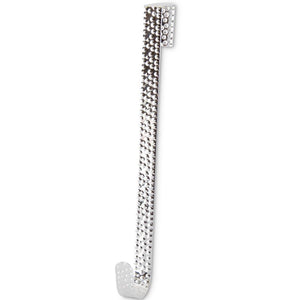 Hammered Metal Wreath Hanger Silver