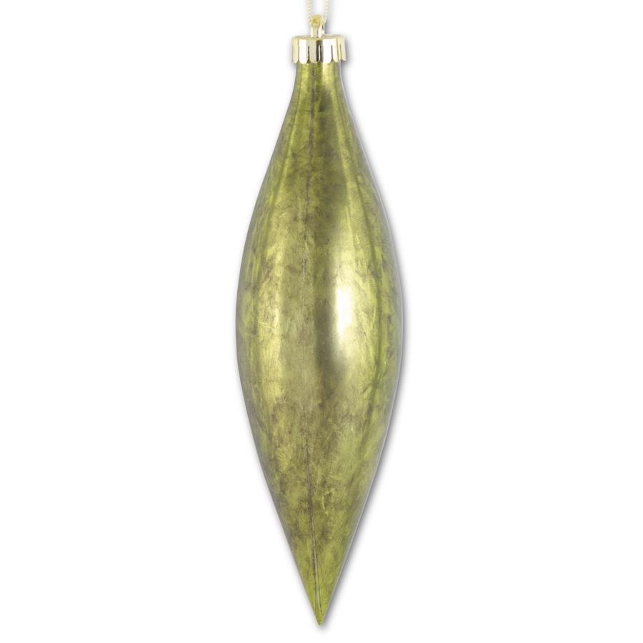 Green Mercury Shatterproof Teardrop Ornament