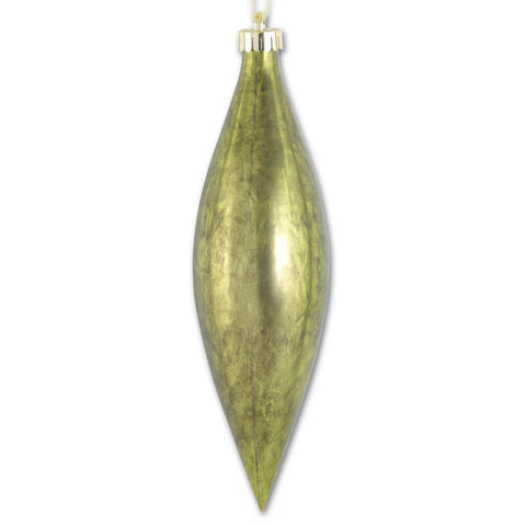 Green Mercury Shatterproof Teardrop Ornament