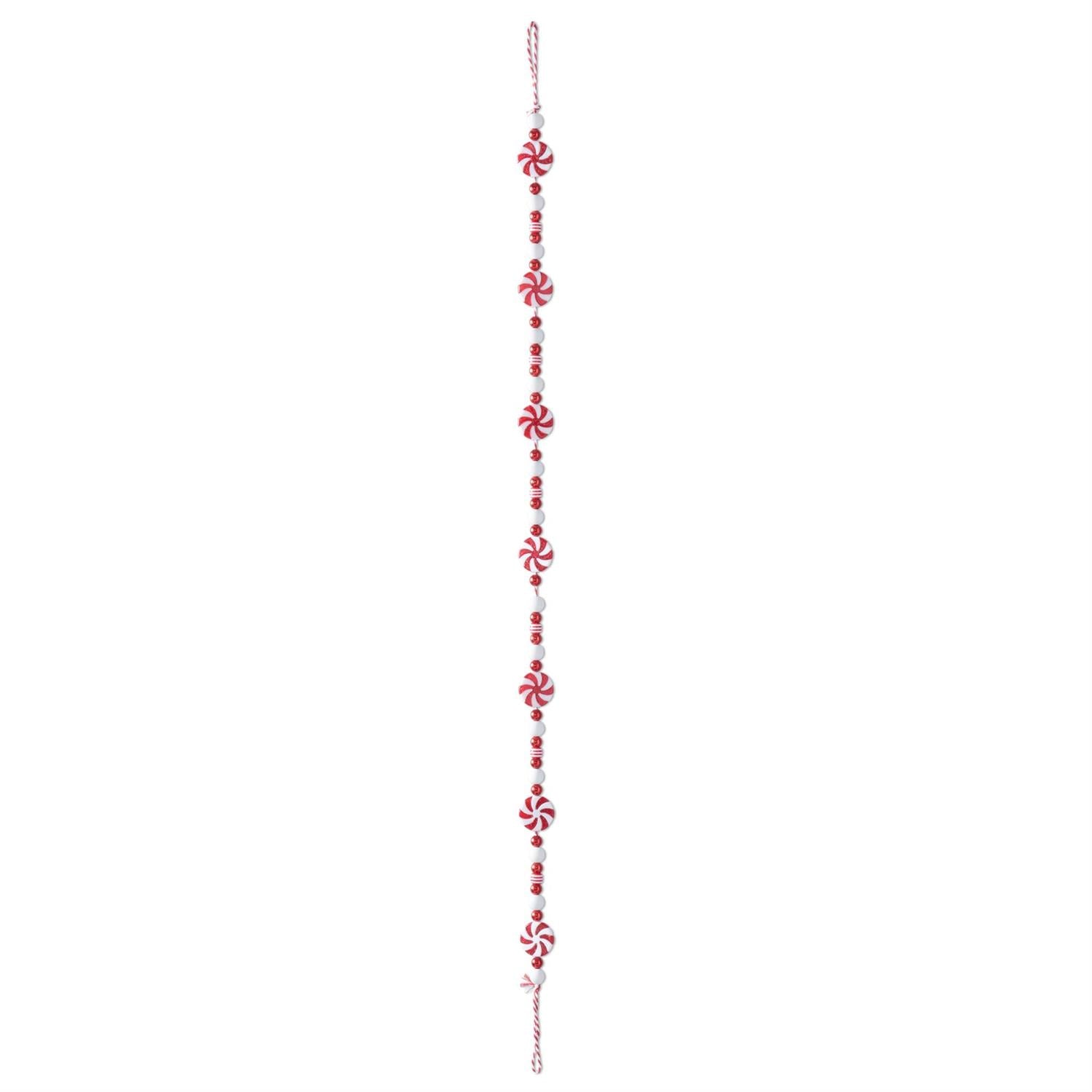 Red & White Peppermint Candy Garland