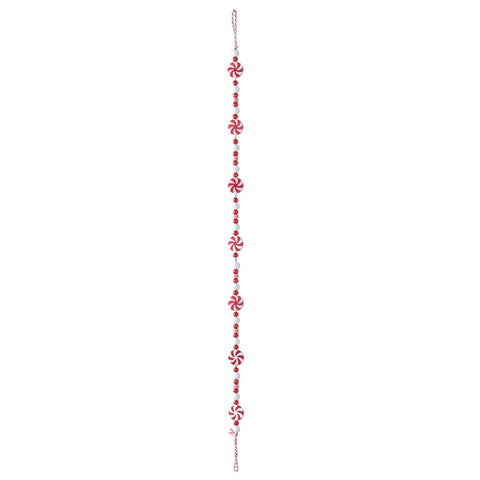 Red & White Peppermint Candy Garland