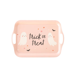 Trick or Treat Boo Bamboo Tray