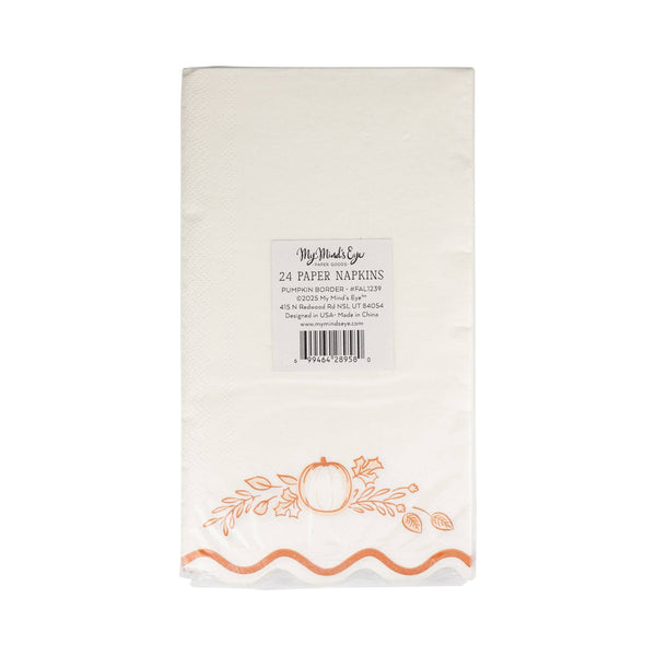 Fall Pumpkin Guest Napkin