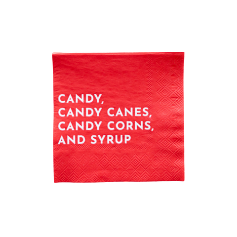 Elf Candy Cocktail Napkins