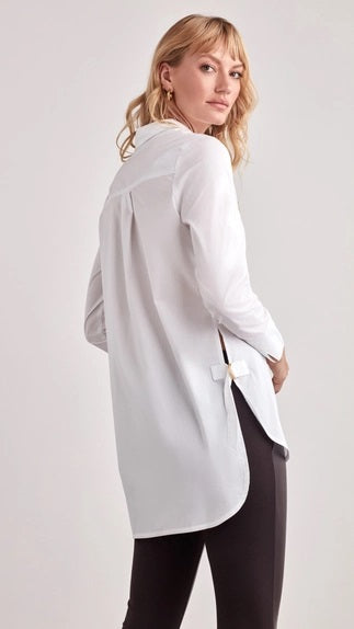 D-Ring Button Down Shirt White