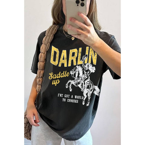 Darlin Saddle Up Tee