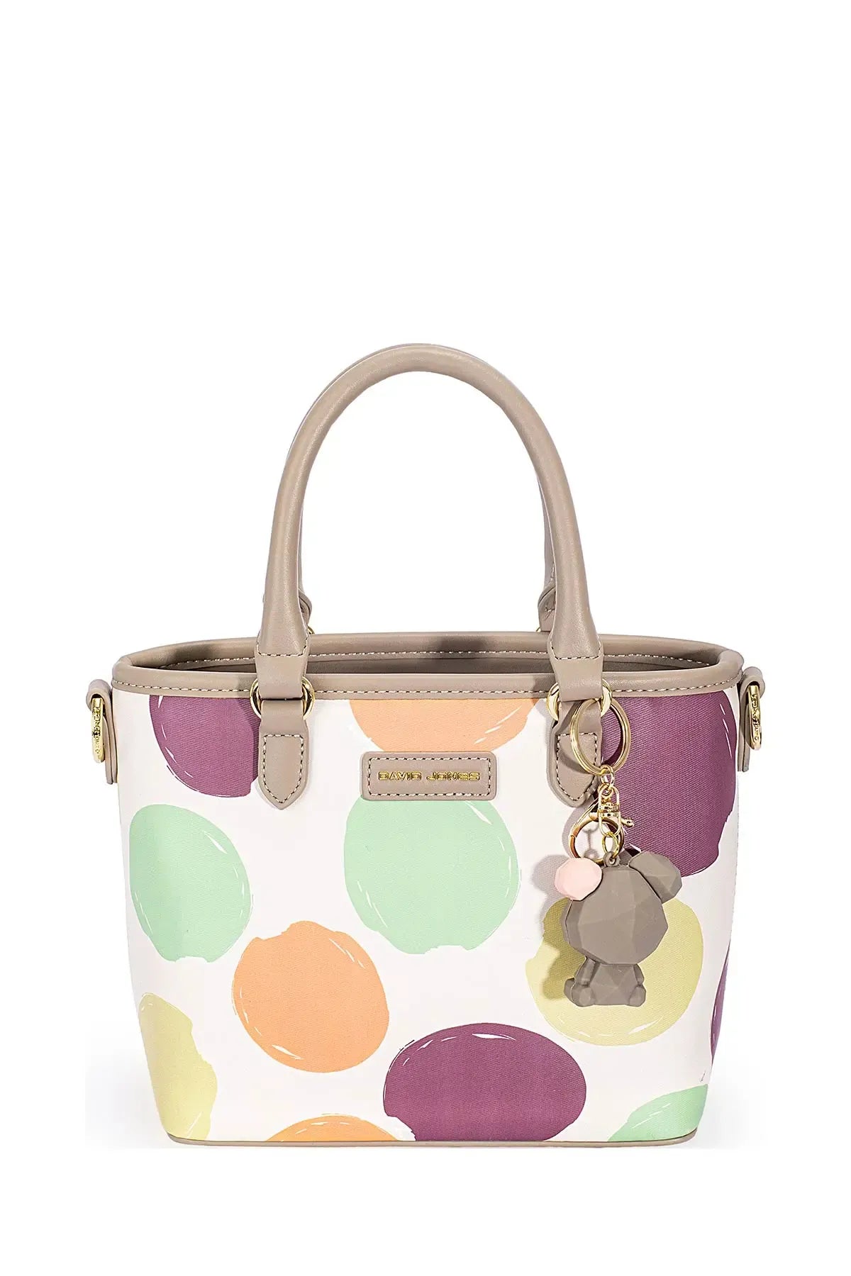 David Jones Polka Dot Structured Tote Bag | Boutique Women's Handbag