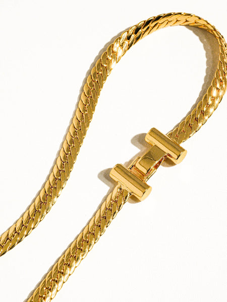 Savannah 18K Gold T Chain Choker