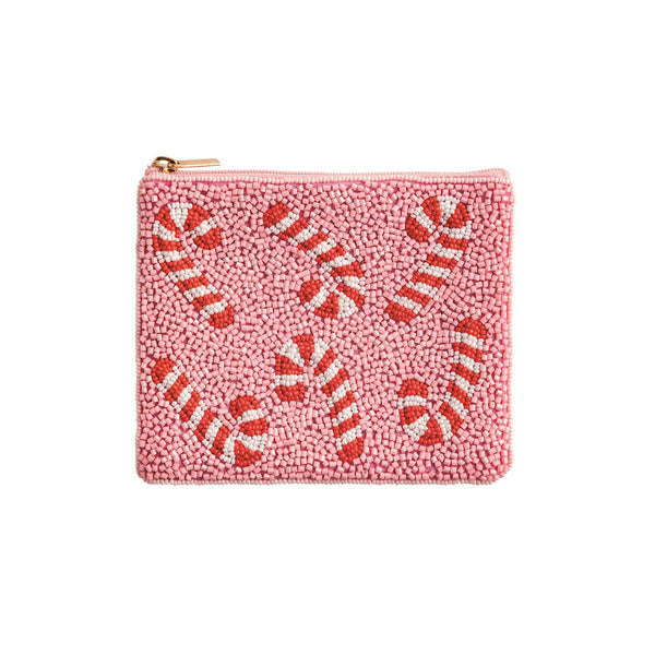 Holiday Beaded Clutch & Coin Purse