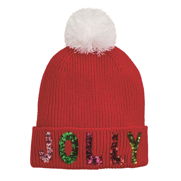 Holiday Sequin Beanies