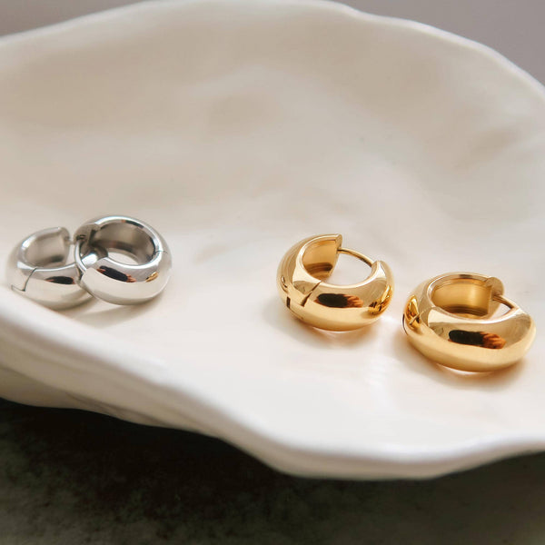 Blandine Small Classic Hoop Earring