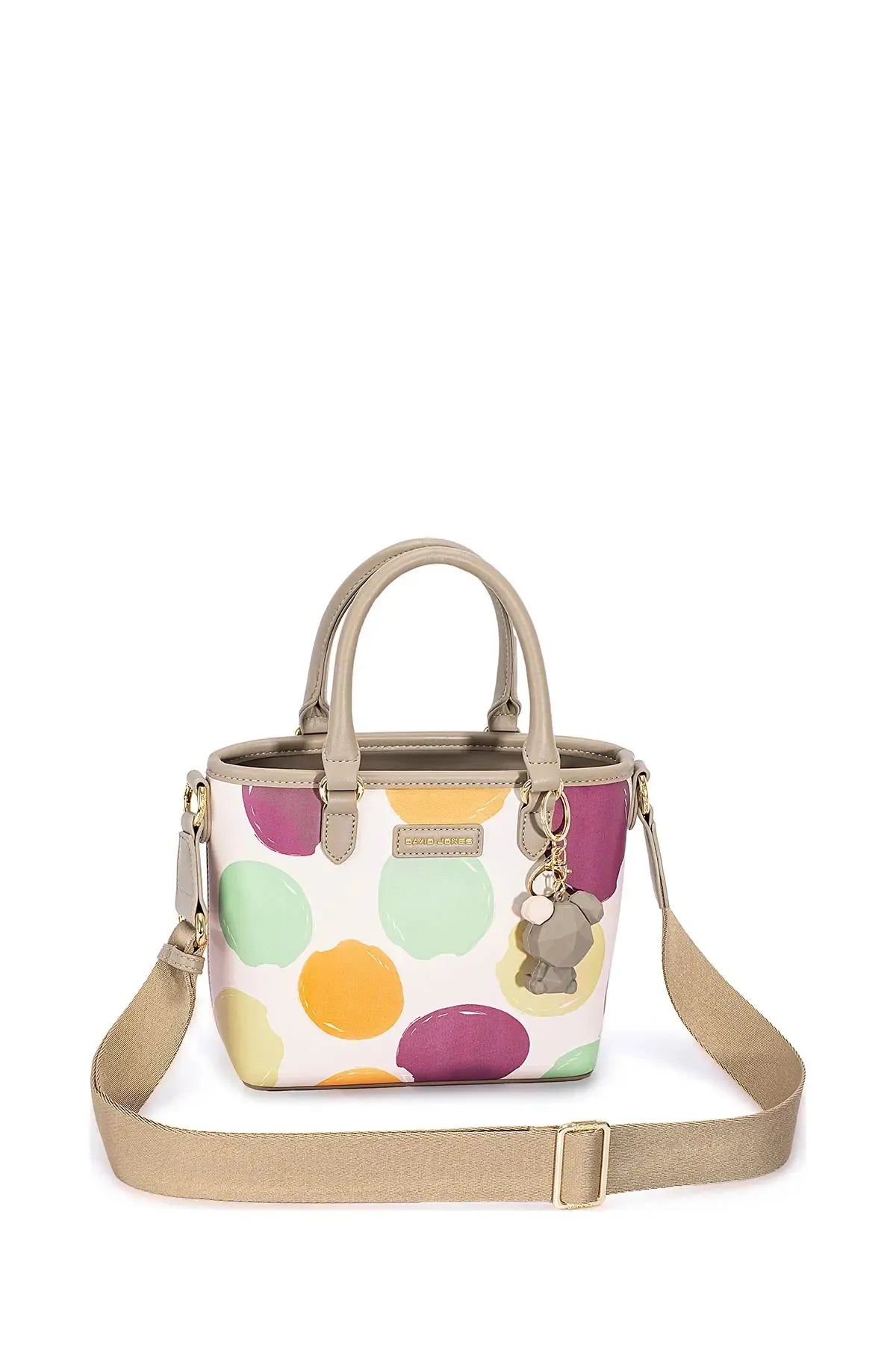 David Jones Polka Dot Structured Tote Bag | Boutique Women's Handbag