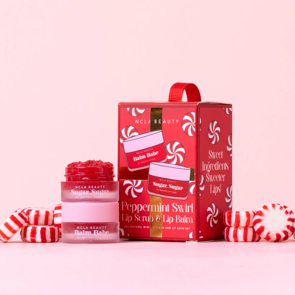 Peppermint Swirl Lip Treatment Holiday Gift Set