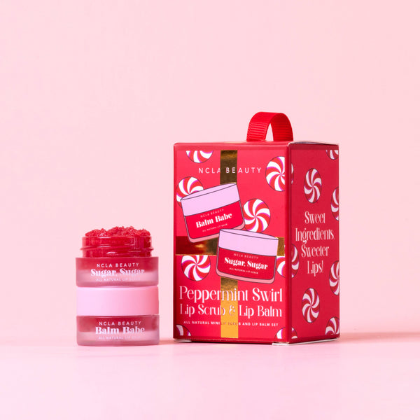 Peppermint Swirl Lip Treatment Holiday Gift Set